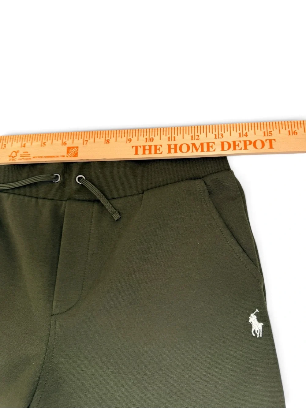 Polo Ralph Lauren Boys L 14-16 Olive Green Jogger Sweatpants Pony Logo